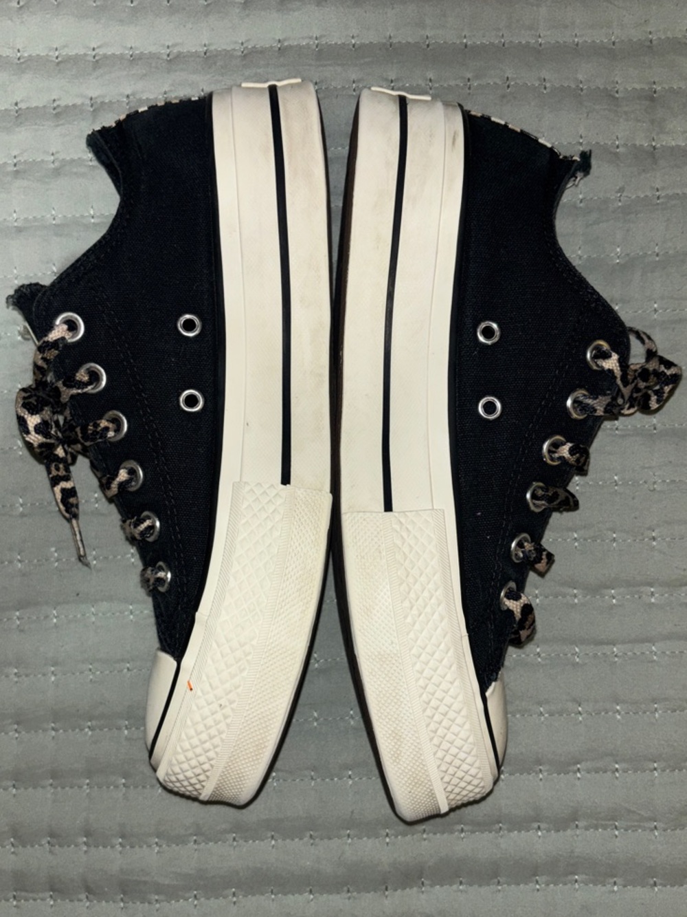 Converse Chuck Taylor All-Star Lift Ox Leopard Print Platform Sneaker - W7.5